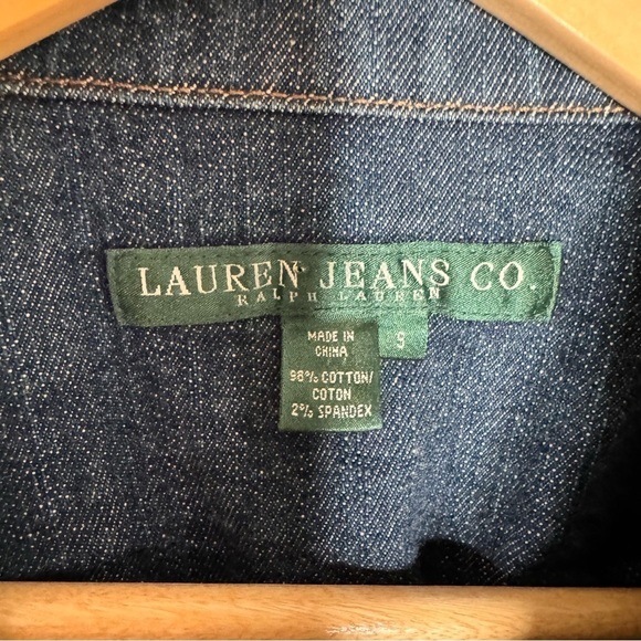 Ralph Lauren genuine VINTAGE Denim Jacket SZS
embroidered,embellished 98% Cotton - Picture 4 of 7